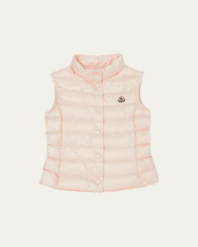 MONCLER GIRL'S LIANE QUILTED DOWN VEST