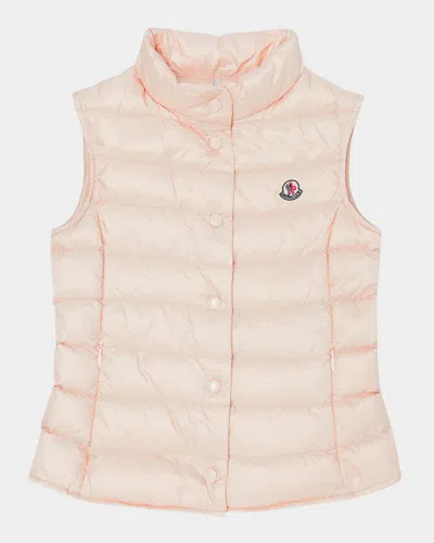 MONCLER GIRL'S LIANE QUILTED DOWN VEST