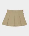 Moncler Girl's Pleated Skirt In Green