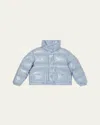 Moncler Girl's Puivert Down Jacket In Blue