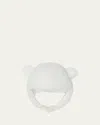 Moncler Girl's Rib-knit Wool Beanie With Earflaps