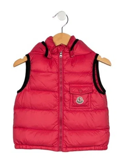 Pre-owned Moncler Babies' Girl's Sleeveless Vest In Pink