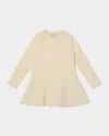 Moncler Girl's Sweatshirt Combo Dress In White