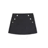 Moncler Girls Aline Denim Mini Skirt In Blue