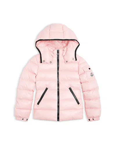 Moncler Girls' Bady Down Puffer Jacket - Big Kid In Pink