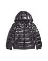 Moncler Kids' Girl's Bady Short Hooded Down Puffer Jacket In Black