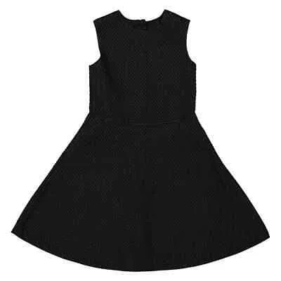 Pre-owned Moncler Girls Black Padded Dress