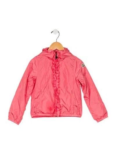 Pre-owned Moncler Babies' Girls' Casual Jacket In Orange