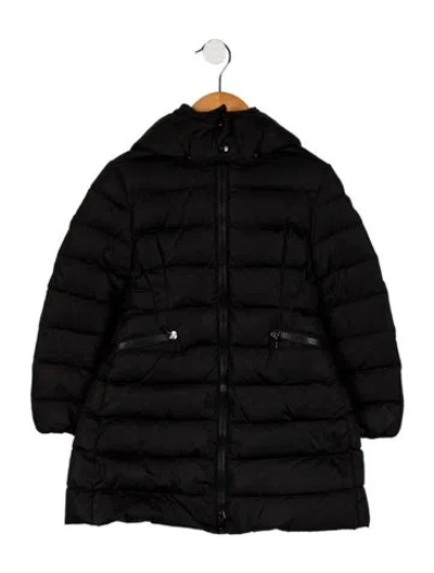 Pre-owned Moncler Babies' Girls' Coat In Black