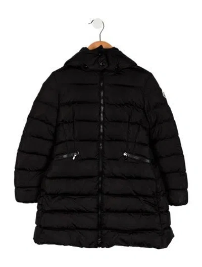 Pre-owned Moncler Babies' Girls' Coat In Black