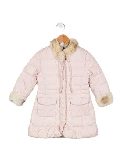 Pre-owned Moncler Babies' Girls' Coat In Pink