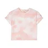 Moncler Girls Cotton Tie-dye T-shirt In Pink