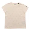 Moncler T-shirt With Logo In Beige