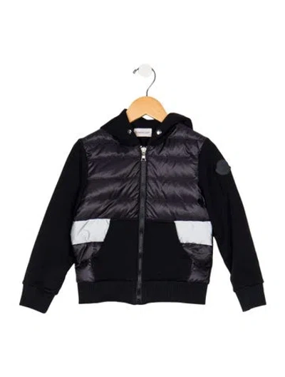 Pre-owned Moncler Babies' Girls' Down Jacket In Blue