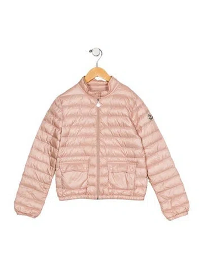 Pre-owned Moncler Babies' Girls' Down Jacket In Pink