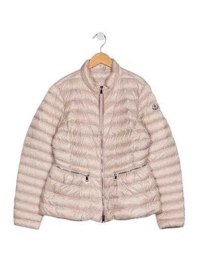 Pre-owned Moncler Babies' Girls' Down Jacket In Pink