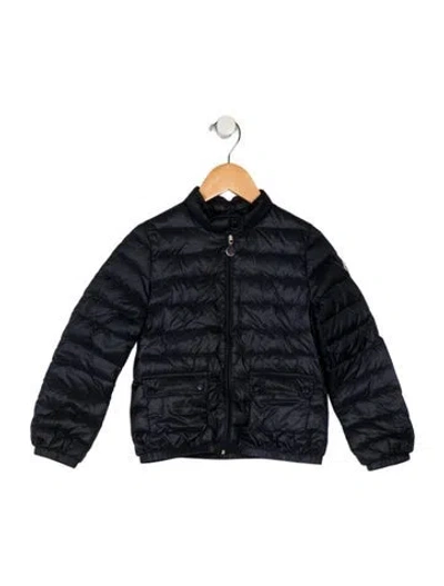 Pre-owned Moncler Babies' Girls' Down Puffer Jacket In Blue
