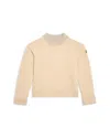Moncler Girls' Embroidered Logo Sweatshirt - Big Kid In Neutral