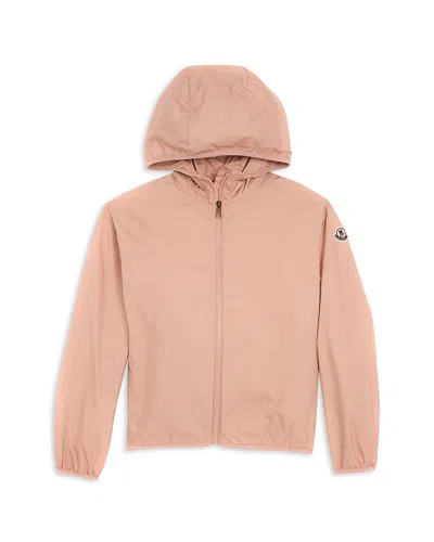 Moncler Girls' Fegeo Hooded Jacket - Big Kid In Brown