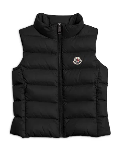 Moncler Girls' Ghany Vest - Little Kid In Black