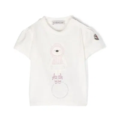 Moncler Girls Graphic-print Cotton Crew-neck T-shirt
