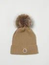 Moncler Simple Hat In Brown