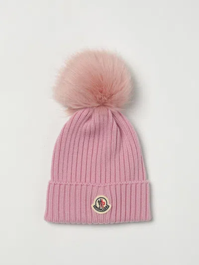 Moncler Girls' Hats Kids  In Pink