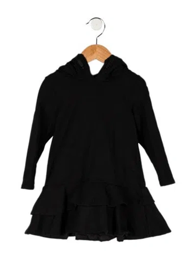 Pre-owned Moncler Babies' Girls' Hoodie Dress In Black