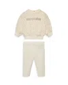 Moncler Girls' Knitwear Sweatshirt & Pants Set - Baby, Little Kid In Open White
