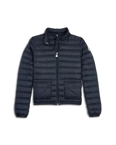 Moncler Girls' Lans Down Puffer Jacket - Big Kid In Blue