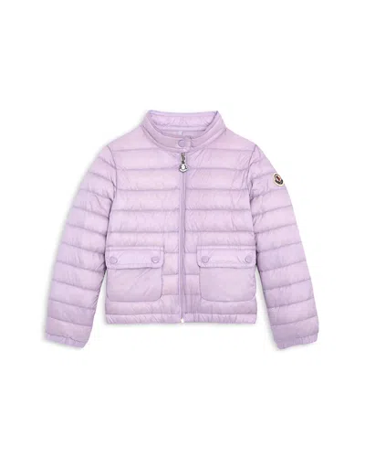 Moncler Girls' Lans Down Puffer Jacket - Little Kid, Big Kid In Purple