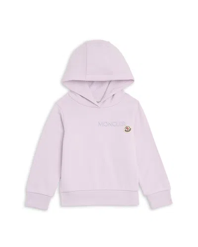 Moncler Girls' Logo Hoodie - Little Kid, Big Kid In Pink