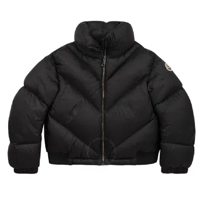Moncler Kids'  Girls Mira Padded Down Jacket In Black