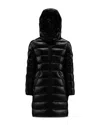 Moncler Girls' Moka Long Jacket - Little Kid In Black
