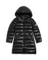 Moncler Girls' Moka Puffer Down Coat - Big Kid In Black
