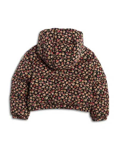 Moncler Girls' Nirea Printed Hooded Jacket - Little Kid In Animal Print