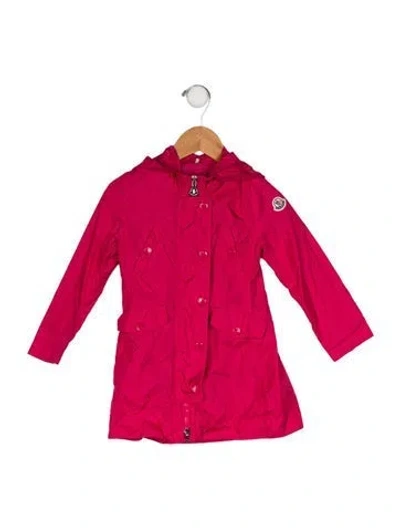 Pre-owned Moncler Babies' Girls Nylon Jacket In Pink