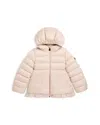 Moncler Girls' Odile Ruffle Down Puffer Jacket - Baby, Little Kid In Pink