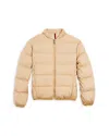 Moncler Girls' Ora Down Bomber Jacket - Big Kid In Sand