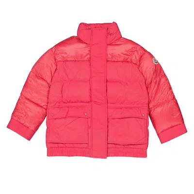 Moncler Girls Pink Dashia Down Puffer Jacket