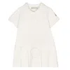 Moncler Girls Polo-shirt Dress In Beige