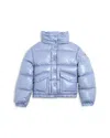 Moncler Girls' Puivert Down Puffer Jacket - Big Kid In Blue