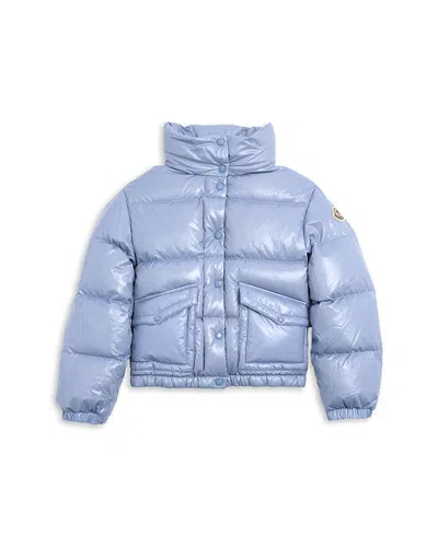 Moncler Girls' Puivert Down Puffer Jacket - Big Kid In Blue