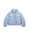 Moncler Girl's Puivert Down Jacket In Blue