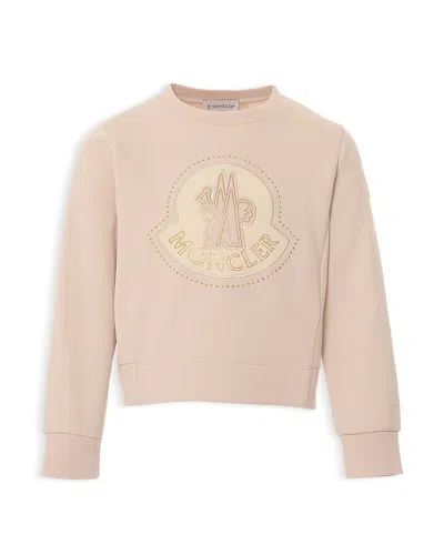 Moncler Girls' Sweatshirt - Big Kid In Pink