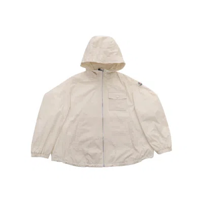 Moncler Girls Tangeni Hooded Jacket In White