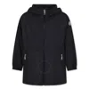 Moncler Saverne Polyester Jacket Drawstring Waist In Black