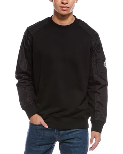 Moncler Girocollo Sweatshirt In Black