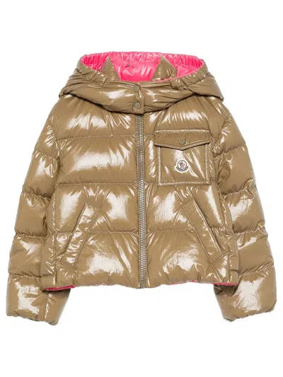 Moncler Kids' Andro Padded Jacket In Nude