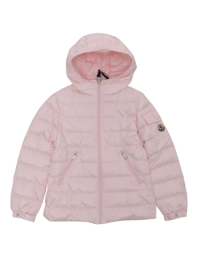 Moncler Kids' Gles Down Jacket In Pink